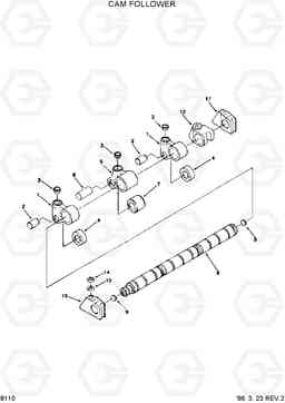 8110 CAM FOLLOWER HL770(-#1000), Hyundai