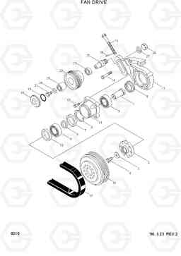 8210 FAN DRIVE HL770(-#1000), Hyundai