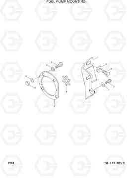 8280 FUEL PUMP MOUNTING HL770(-#1000), Hyundai