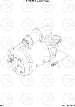 8430 STARTER MOUNTING HL770(-#1000), Hyundai