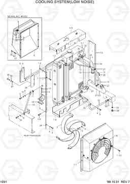 1031 COOLING SYSTEM(LOW NOISE) HL770(#1001-#1170), Hyundai