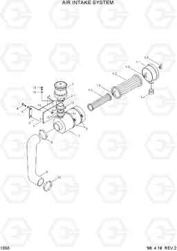 1050 AIR INTAKE SYSTEM HL770(#1001-#1170), Hyundai