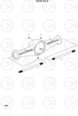 3061 REAR AXLE HL770(#1001-#1170), Hyundai