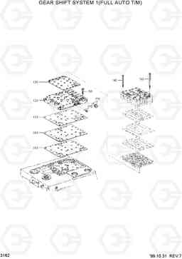 3162 GEAR SHIFT SYSTEM 1(FULL AUTO T/M) HL770(#1001-#1170), Hyundai