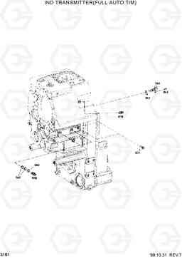 3181 IND TRANSMITTER(FULL AUTO T/M) HL770(#1001-#1170), Hyundai