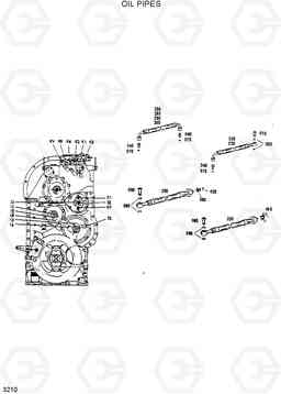 3210 OIL PIPES HL770(#1001-#1170), Hyundai