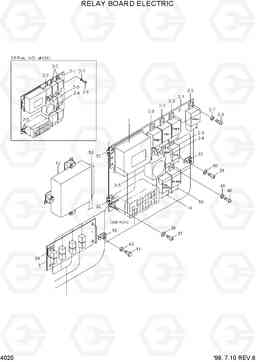 4020 RELAY BOARD ELECTRIC HL770(#1001-#1170), Hyundai