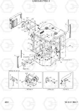 4031 CAB ELECTRIC 2 HL770(#1001-#1170), Hyundai