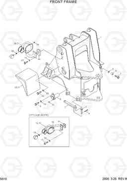 5010 FRONT FRAME HL770(#1001-#1170), Hyundai