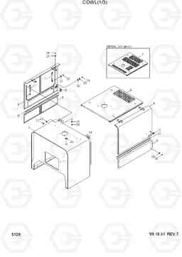 5120 COWL(1/3) HL770(#1001-#1170), Hyundai