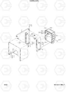 5122 COWL(3/3) HL770(#1001-#1170), Hyundai