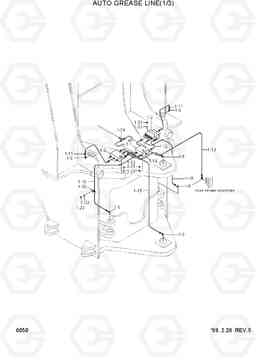 6050 AUTO GREASE LINE(1/3) HL770(#1001-#1170), Hyundai