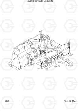 6051 AUTO GREASE LINE(2/3) HL770(#1001-#1170), Hyundai