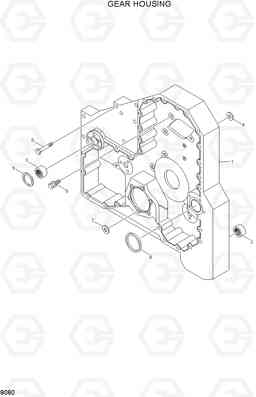 8080 GEAR HOUSING HL770(#1001-#1170), Hyundai