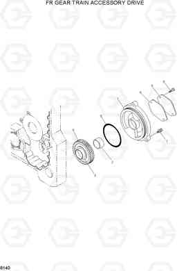 8140 FRONT GEAR TRAIN ACC DRIVE HL770(#1001-#1170), Hyundai