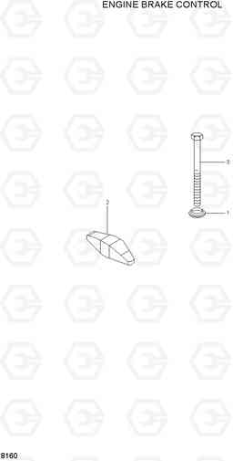 8160 ENGINE BRAKE CONTROL HL770(#1001-#1170), Hyundai