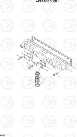 8530 AFTERCOOLER 1 HL770(#1001-#1170), Hyundai