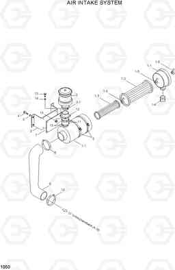 1050 AIR INTAKE SYSTEM HL770(#1171-), Hyundai