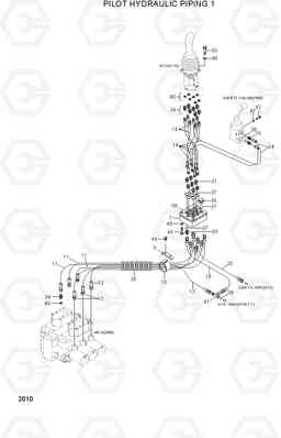 2010 PILOT HYDRAULIC PIPING 1 HL770(#1171-), Hyundai