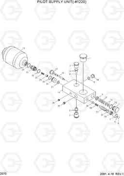 2070 PILOT SUPPLY UNIT(-#1220) HL770(#1171-), Hyundai