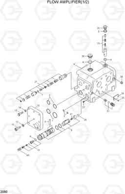 2090 FLOW AMPLIFIER(1/2) HL770(#1171-), Hyundai