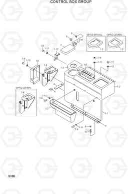 5100 CONTROL BOX GROUP HL770(#1171-), Hyundai