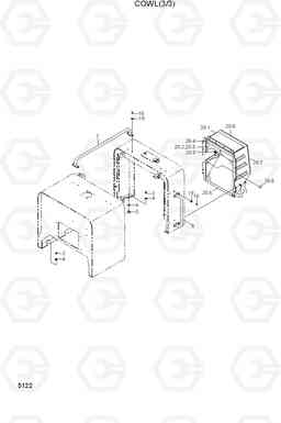 5122 COWL(3/3) HL770(#1171-), Hyundai