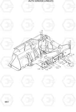 6051 AUTO GREASE LINE(2/3) HL770(#1171-), Hyundai