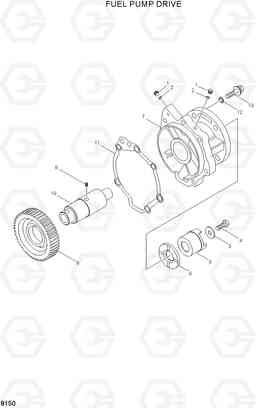 8150 FUEL PUMP DRIVE HL770(#1171-), Hyundai