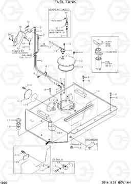 1020 FUEL TANK HL770-7, Hyundai