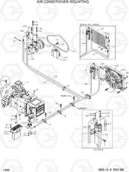 1090 AIR CONDITIONER MOUNTING HL770-7, Hyundai