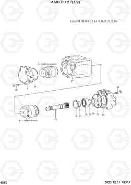 4010 MAIN PUMP(1/2) HL770-7, Hyundai