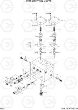 4100 RIDE CONTROL VALVE HL770-7, Hyundai