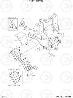 5010 FRONT FRAME HL770-7, Hyundai