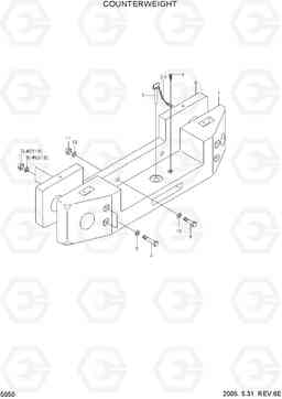 5050 COUNTERWEIGHT HL770-7, Hyundai