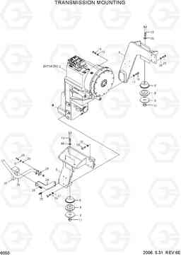 6050 TRANSMISSION MOUNTING HL770-7, Hyundai