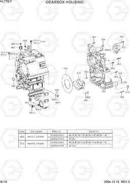 6110 GEARBOX HOUSING HL770-7, Hyundai