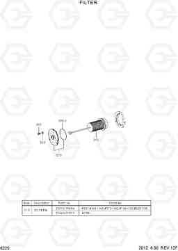 6220 FILTER HL770-7, Hyundai