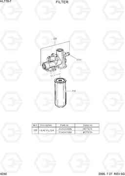 6230 FILTER HL770-7, Hyundai