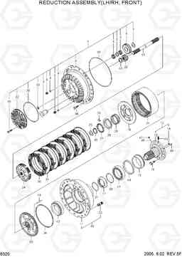 6320 REDUCTION ASSEMBLY(LH/RH, FRONT) HL770-7, Hyundai