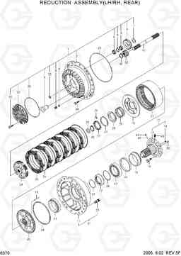 6370 REDUCTION ASSEMBLY(LH/RH, REAR) HL770-7, Hyundai