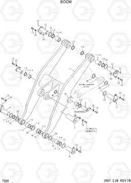 7020 BOOM HL770-7, Hyundai