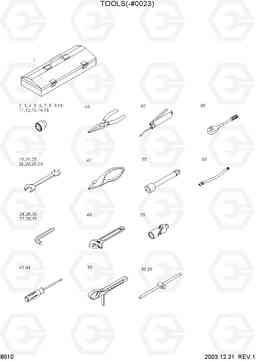 8010 TOOLS(-#0023) HL770-7, Hyundai