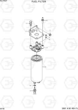 9110 FUEL FILLER HL770-7, Hyundai