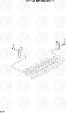 9230 LIFTING ARRANGEMENT HL770-7, Hyundai