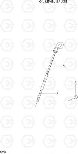 9250 OIL LEVEL GAUGE HL770-7, Hyundai