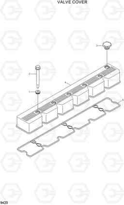 9420 VALVE COVER HL770-7, Hyundai