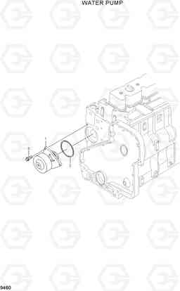 9460 WATER PUMP HL770-7, Hyundai