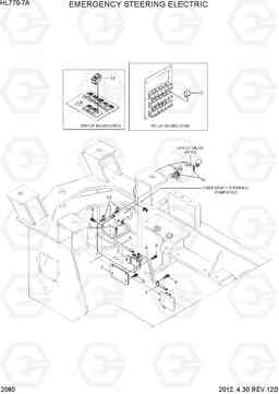 2080 EMERGENCY STEERING ELECTRIC HL770-7A, Hyundai