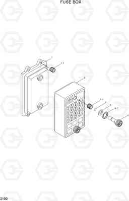 2100 FUSE BOX HL770-7A, Hyundai